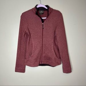 Royal Robbins Pink Fleece Full Zip Jacket